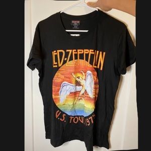 Black Led Zeppelin Tee